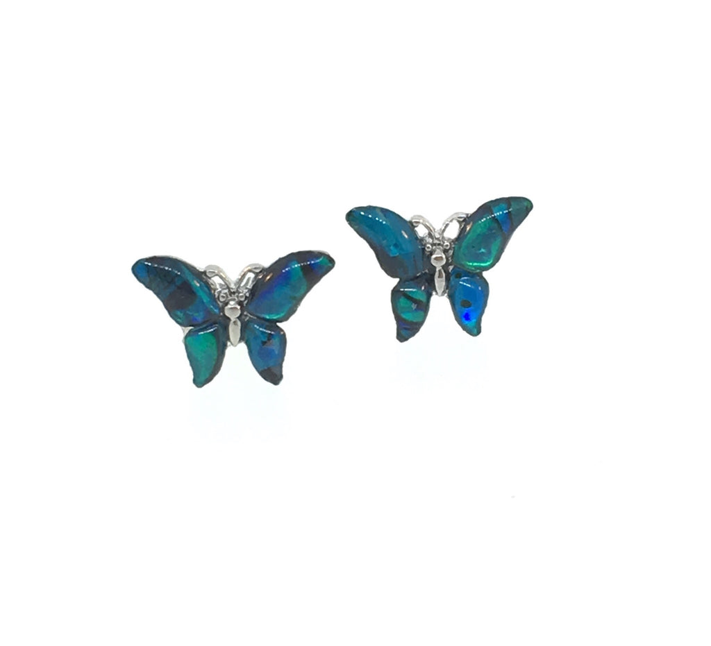 Abalone Shell Butterfly Earrings
