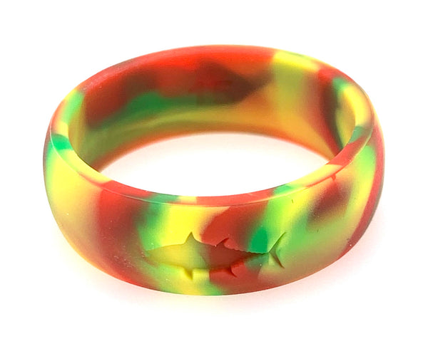 RASTA SILICONE TUNA RING