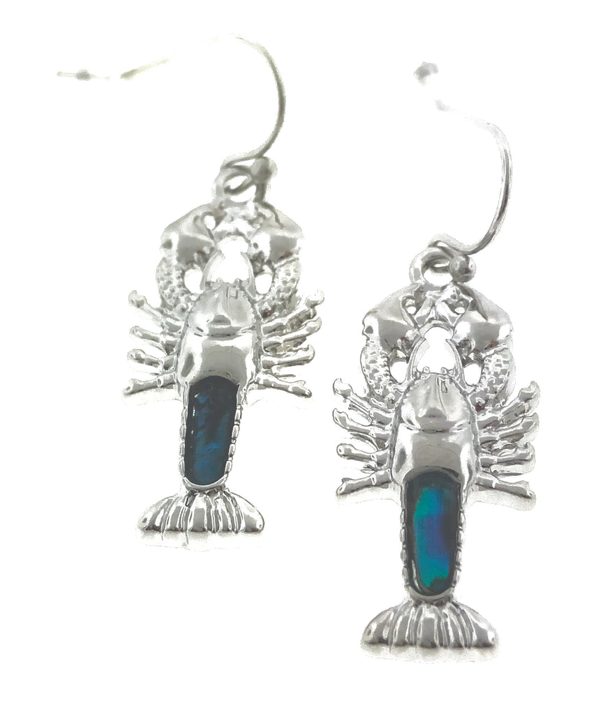 Abalone Lobster Earrings