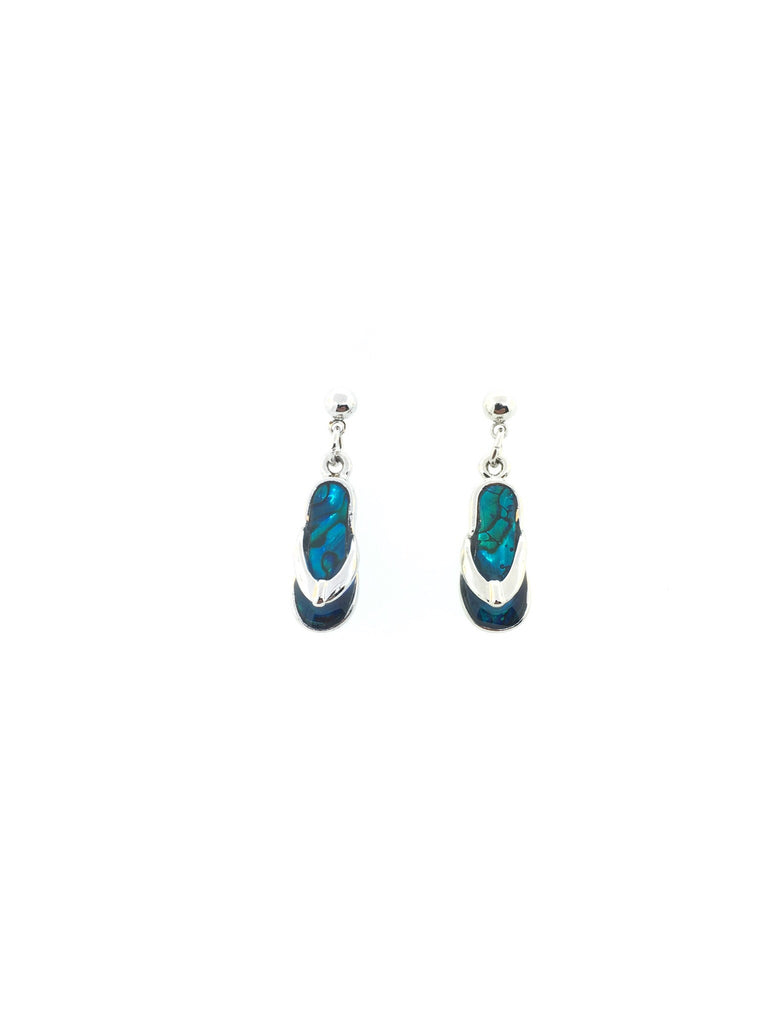 Abalone Shell Slipper Earrings